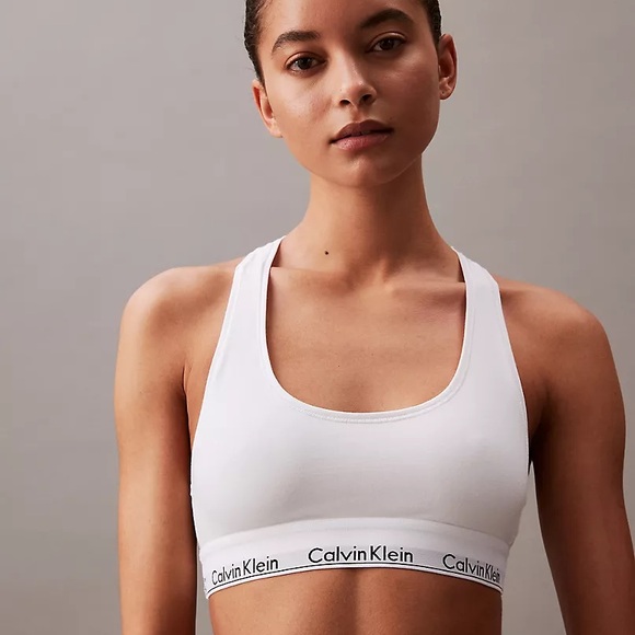 Calvin Klein Underwear Other - Calvin Klein White Iconic Cotton Modal Unlined Bralette